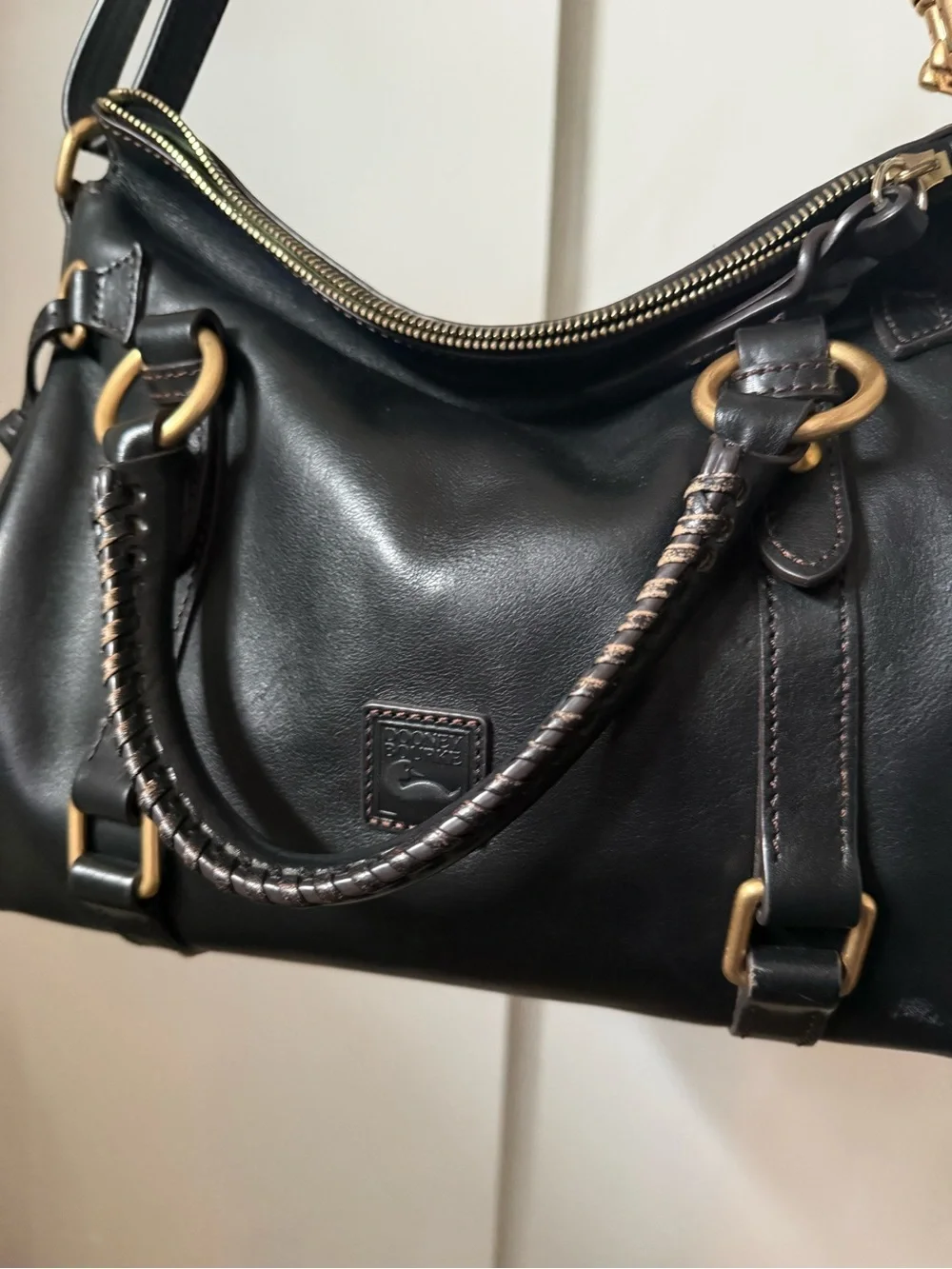 Dooney & Bourke Black Florentine Satchel